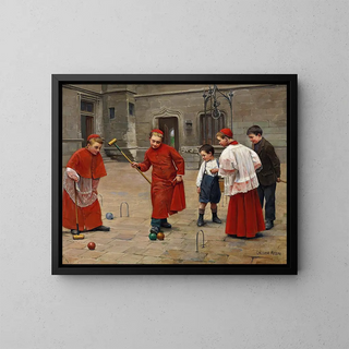 Paul Charles ChocarneMoreau - Playing Croquet.webp