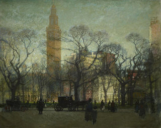 L'après-midi à Madison Square - Paul Cornoyer — vista dell’opera