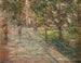 Scène di strada sotto la pioggia - Paul Cornoyer — vista dell’opera