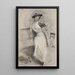 Madame Paris assise sur une banquette - Paul César Helleu — quadro incorniciato alla parete