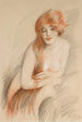 Frauenakt mit langen Haaren - Paul César Helleu — Ansicht des Kunstwerks
