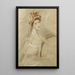 Portrait de femme - Paul César Helleu — quadro incorniciato alla parete