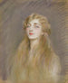 Portrait of Mlle Blanche de Pas - Paul César Helleu — Ansicht des Kunstwerks