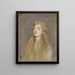 Portrait of Mlle Blanche de Pas - Paul César Helleu — gerahmtes Bild an der Wand