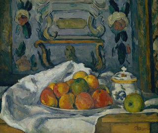 Piatto di mele - Paul Cézanne — vista dell’opera