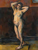 Frau nackt stehend - Paul Cézanne — Ansicht des Kunstwerks