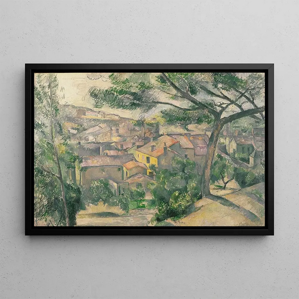 Paul Czanne - Morning View of LEstaque Against the Sunlight.webp