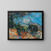 Mont Sainte-Victoire - Paul Cézanne — gerahmtes Bild an der Wand