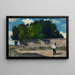 Gartenmauer-Gemälde - Paul Cézanne — gerahmtes Bild an der Wand