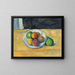 Natura morta di pesche e pere - Paul Cézanne — quadro incorniciato alla parete