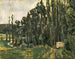Die Pappeln - Paul Cézanne — Ansicht des Kunstwerks
