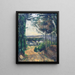 Strada che conduce al lago - Paul Cézanne — quadro incorniciato alla parete