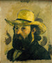 Selbstporträt mit Strohhut - Paul Cézanne — Ansicht des Kunstwerks