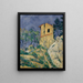 La maison aux murs fissurés - Paul Cézanne — quadro incorniciato alla parete