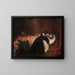 Die Folgen eines Duells - Paul Delaroche — gerahmtes Bild an der Wand