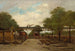 Construction of a raised railway bridge over the Cours de Vincennes - Paul Désiré Trouillebert — artwork view