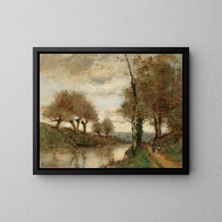 Paul Dsir Trouillebert - Heimweg am Fluss.webp