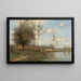 Book at the Rabot Mill - Paul Désiré Trouillebert — framed artwork on a wall