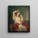 Una bellezza di harem al suo toilette - Paul Emil Jacobs — quadro incorniciato alla parete