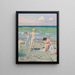 Dopo il bagno - Paul Fischer — quadro incorniciato alla parete