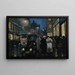 Eine Abendspaziergang auf der Boulevard - Paul Fischer — gerahmtes Bild an der Wand
