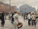 Kongens Nytorv con Musse che fa la spesa - Paul Fischer — vista dell’opera