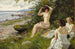 Tre bagnanti sulla spiaggia - Paul Fischer — vista dell’opera