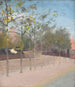 Platanen am Chelsea Pier - Paul Fordyce Maitland — Ansicht des Kunstwerks