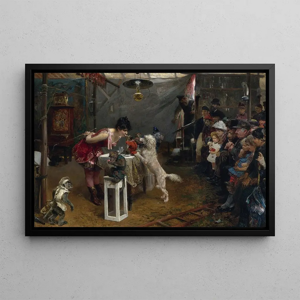 Paul Friedrich Meyerheim - Sideshow Tricks.webp