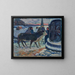 Notte di Natale, la benedizione dei buoi - Paul Gauguin — quadro incorniciato alla parete