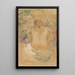 Femme tahitienne accroupie vue de dos - Paul Gauguin — quadro incorniciato alla parete