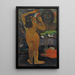 Hina Tefatou La Luna e la Terra - Paul Gauguin — quadro incorniciato alla parete