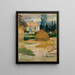 Landschaft bei Arles - Paul Gauguin — gerahmtes Bild an der Wand