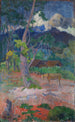 Landschaft mit einem Pferd - Paul Gauguin — Ansicht des Kunstwerks