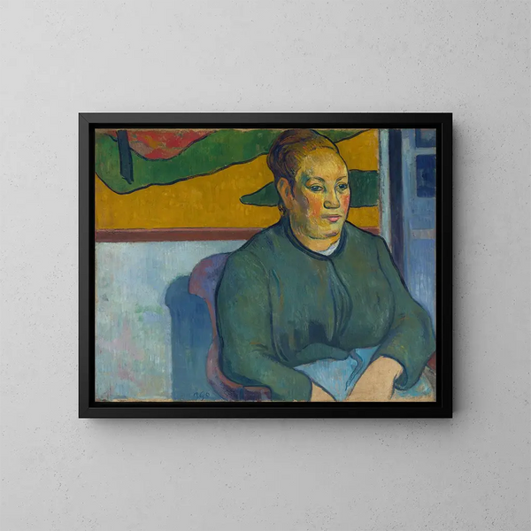 Madame Roulin - Paul Gauguin — gerahmtes Bild an der Wand