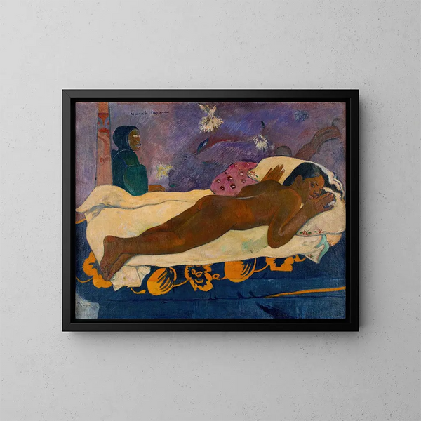 L'âme des ancêtres - Paul Gauguin — gerahmtes Bild an der Wand