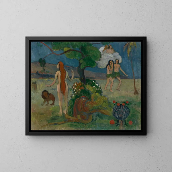 Le Paradis perdu - Paul Gauguin — gerahmtes Bild an der Wand