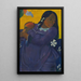 Femme avec mangue - Paul Gauguin — quadro incorniciato alla parete
