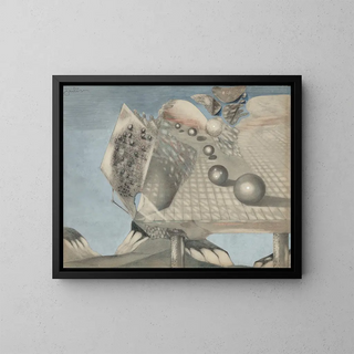 Paul Gaulois - Composition with spheres squares pillars etc.webp