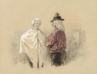 Paul Gavarni - Two men in conversation.webp