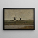 Polder with windmills near Overschie - Paul Joseph Constantin Gabriël — framed artwork on a wall