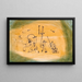 Trio astratto - Paul Klee — quadro incorniciato alla parete