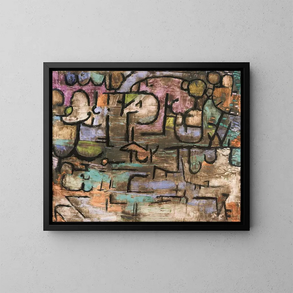 Dopo il diluvio - Paul Klee — quadro incorniciato alla parete