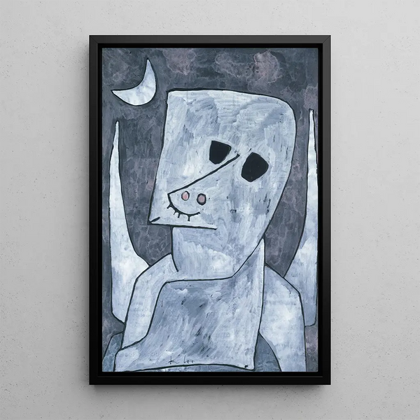 Candidate angel - Paul Klee — framed artwork on a wall