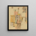 Vor dem Fest - Paul Klee — gerahmtes Bild an der Wand