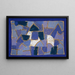 Nachtblau - Paul Klee — gerahmtes Bild an der Wand