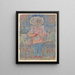 Junge verkleidet - Paul Klee — gerahmtes Bild an der Wand