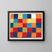 Nuancier Qu 1 - Paul Klee — quadro incorniciato alla parete