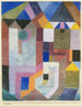 Architektur farbig - Paul Klee — Ansicht des Kunstwerks