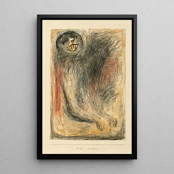 Your ancestor - Paul Klee — framed artwork on a wall
